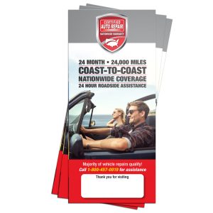 24/24- CAR Warranty Pamphlets - 50 Pack