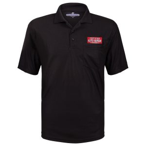 Black Pocket Polo