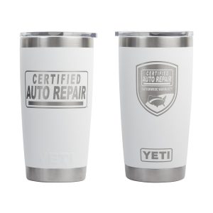 Certified Auto Repair Yeti Mug – White