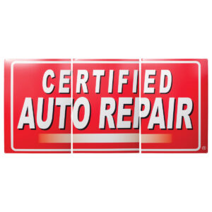 3' x 6' 3-piece Metal Sign