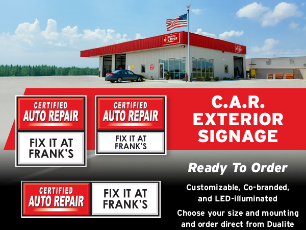 Customized Dualite Exterior Signage